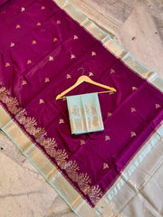 Banarasi katan silk sarees