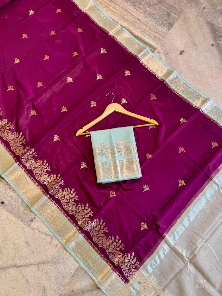 Banarasi katan silk sarees