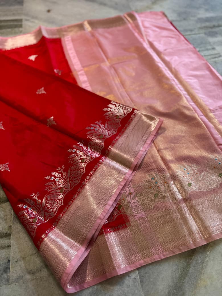 Banarasi katan silk sarees