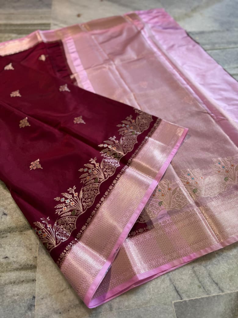 Banarasi katan silk sarees
