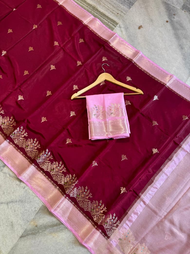 Banarasi katan silk sarees
