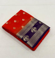 Khadi Banarasi georgette saree
