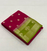 Khadi Banarasi georgette saree