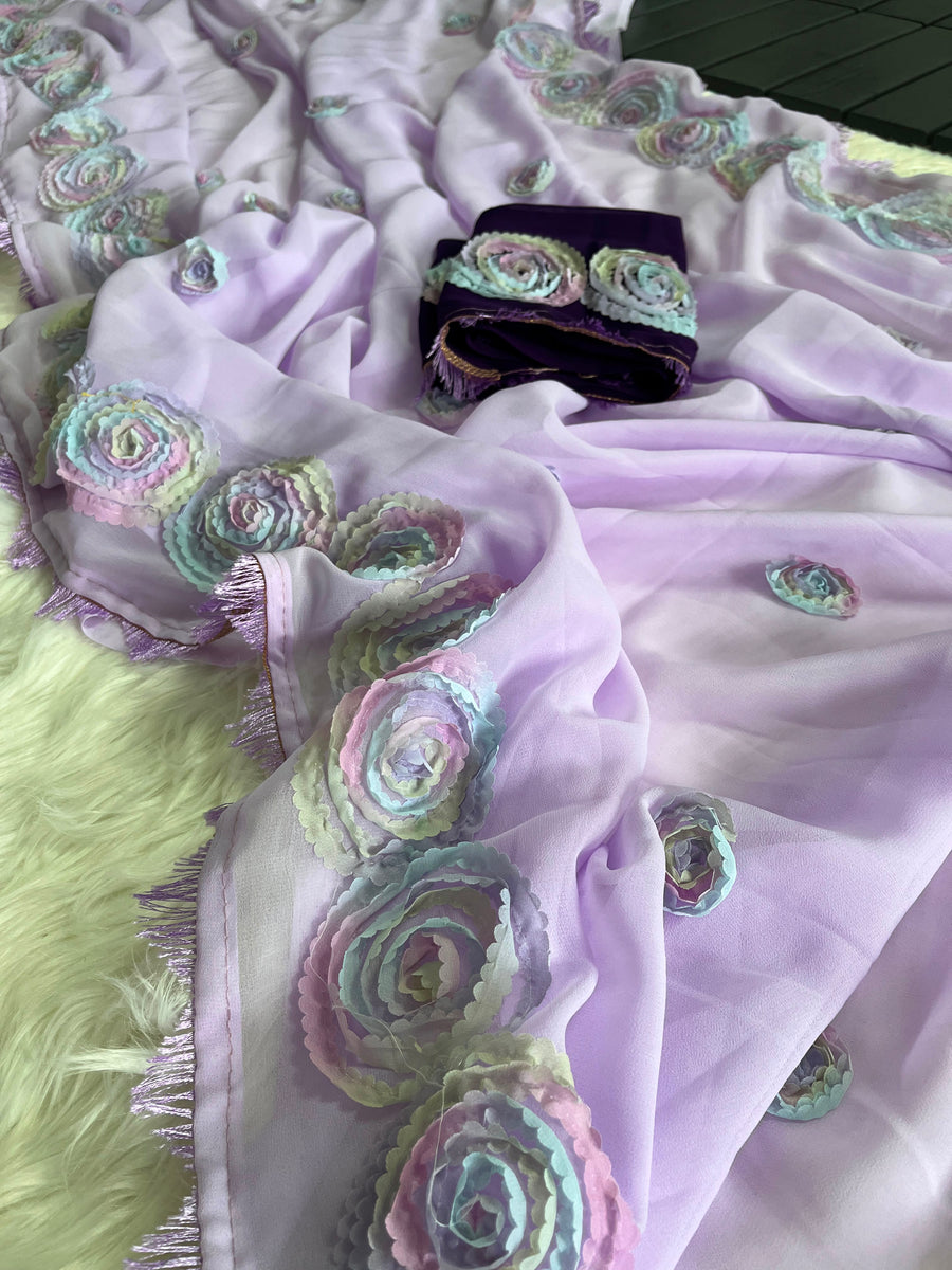 Premium Georgette saree