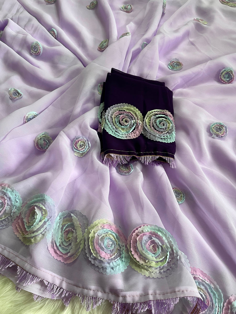 Premium Georgette saree