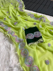 Premium Georgette saree