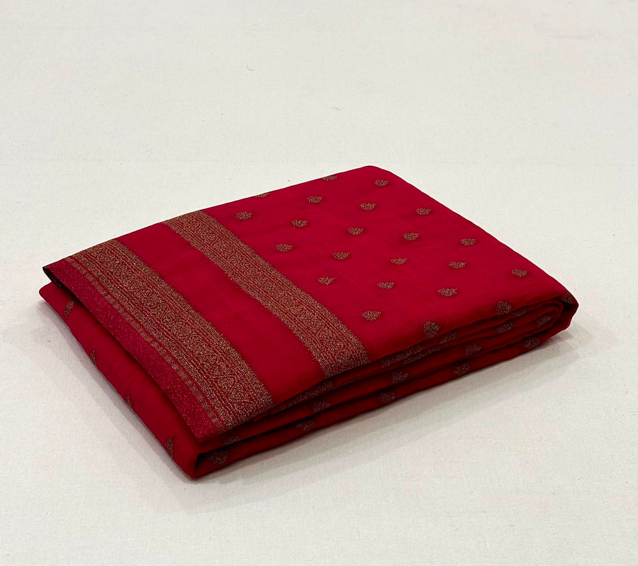 Premium Banarasi Khadi Weightless Georgette Saree