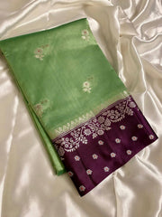 Exquisite Banarasi semi katan silk sarees