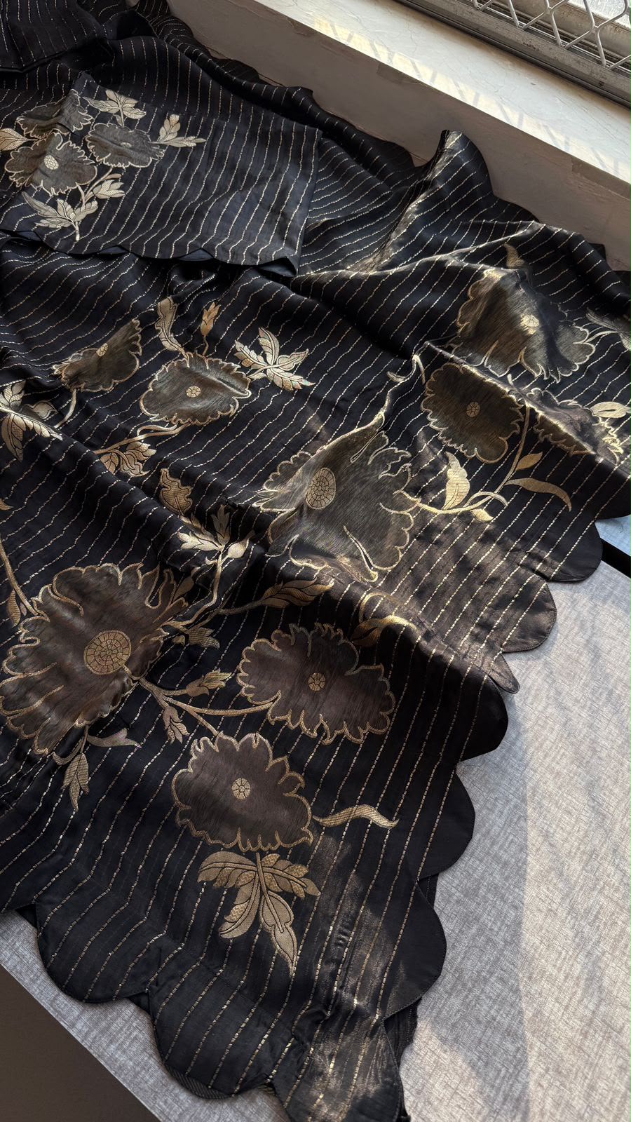 Pure soft munga silk Banarasi saree