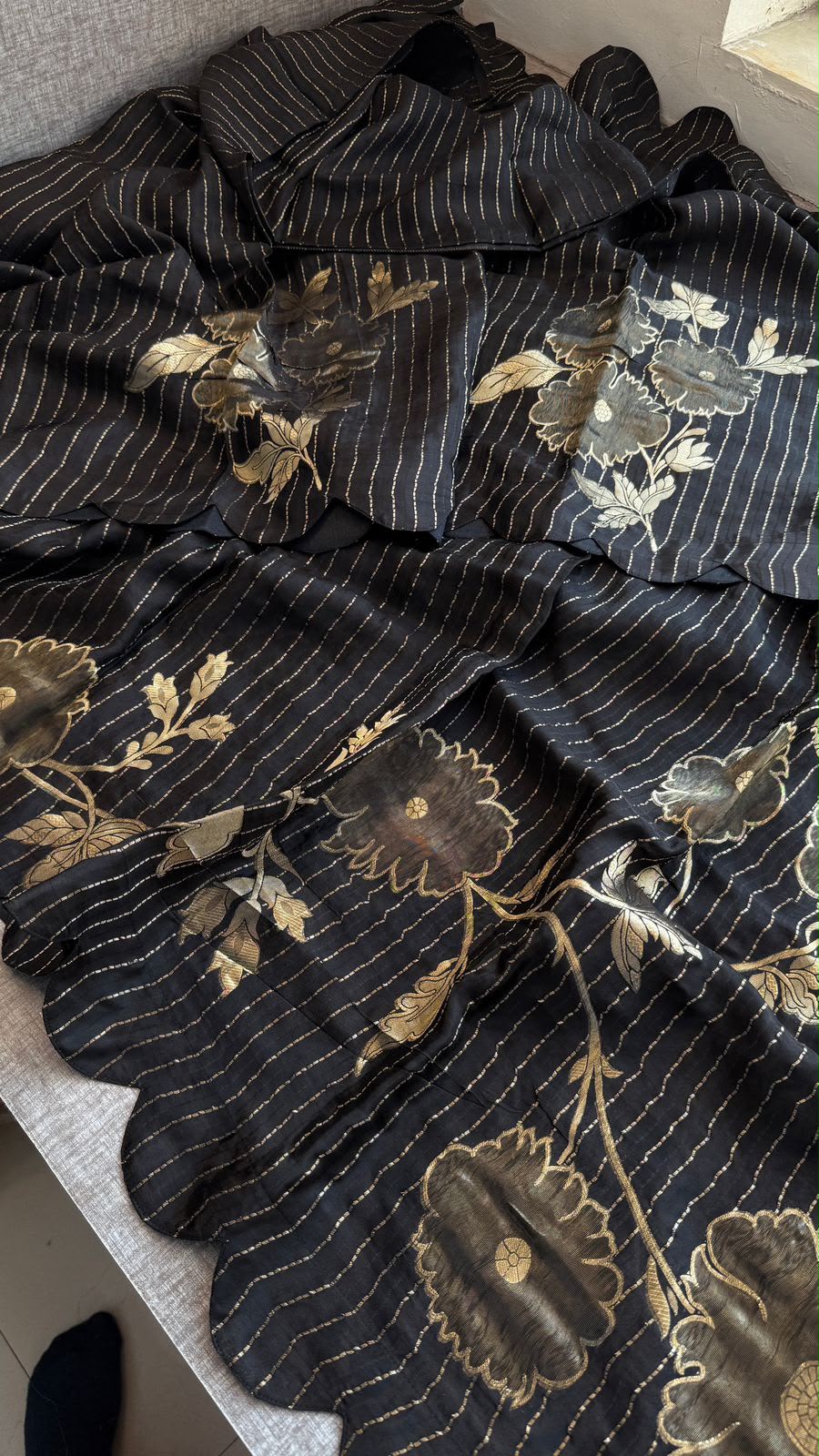 Pure soft munga silk Banarasi saree