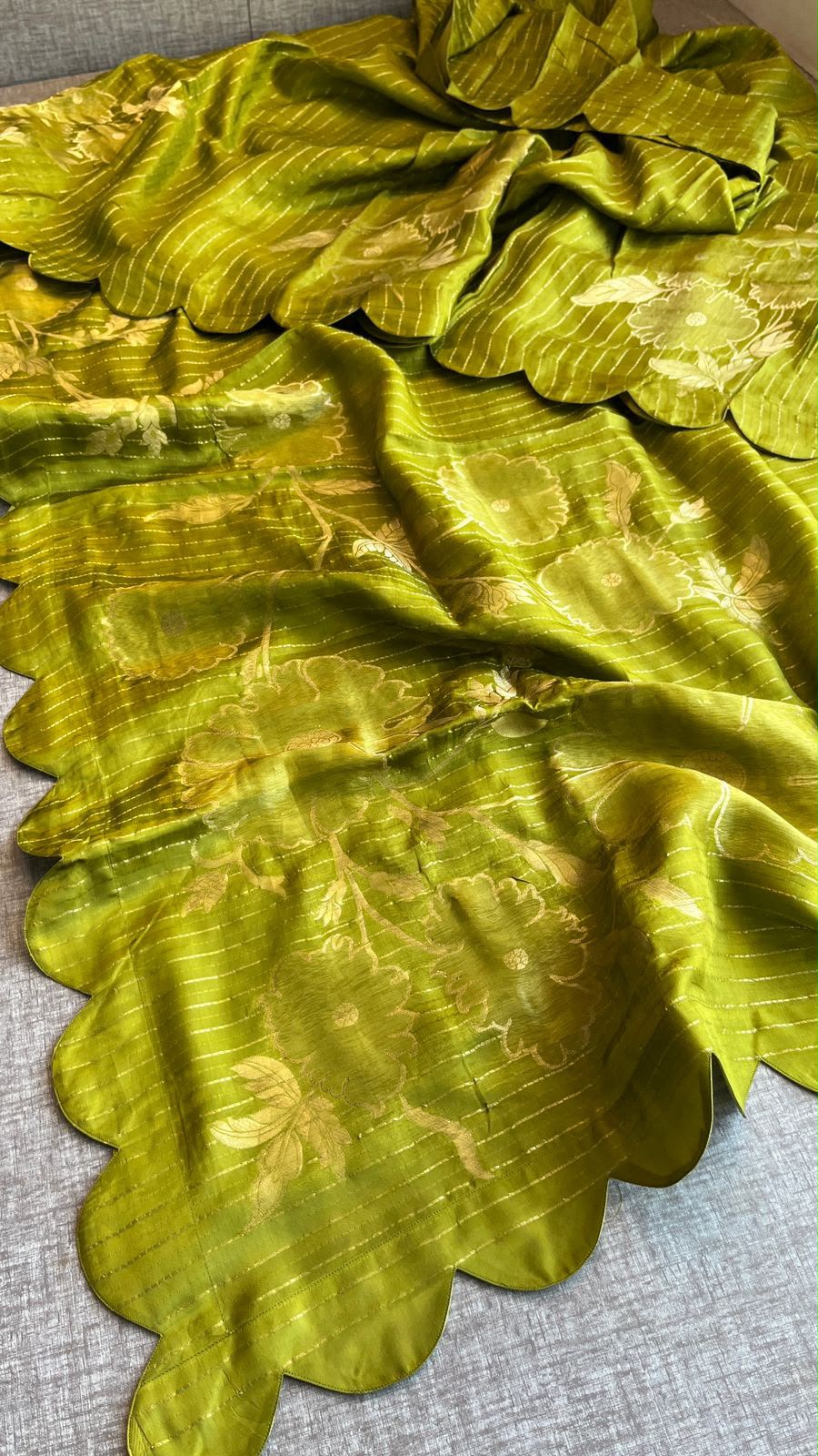 Pure soft munga silk Banarasi saree
