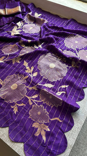 Pure soft munga silk Banarasi saree
