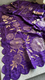 Pure soft munga silk Banarasi saree