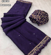 Elegant Rangoli Georgette saree