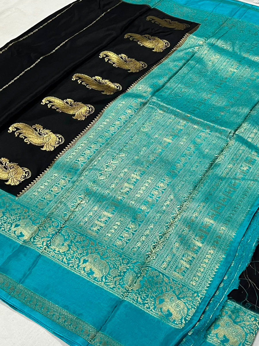 Premium Russian Viscose Crepe Silk Saree