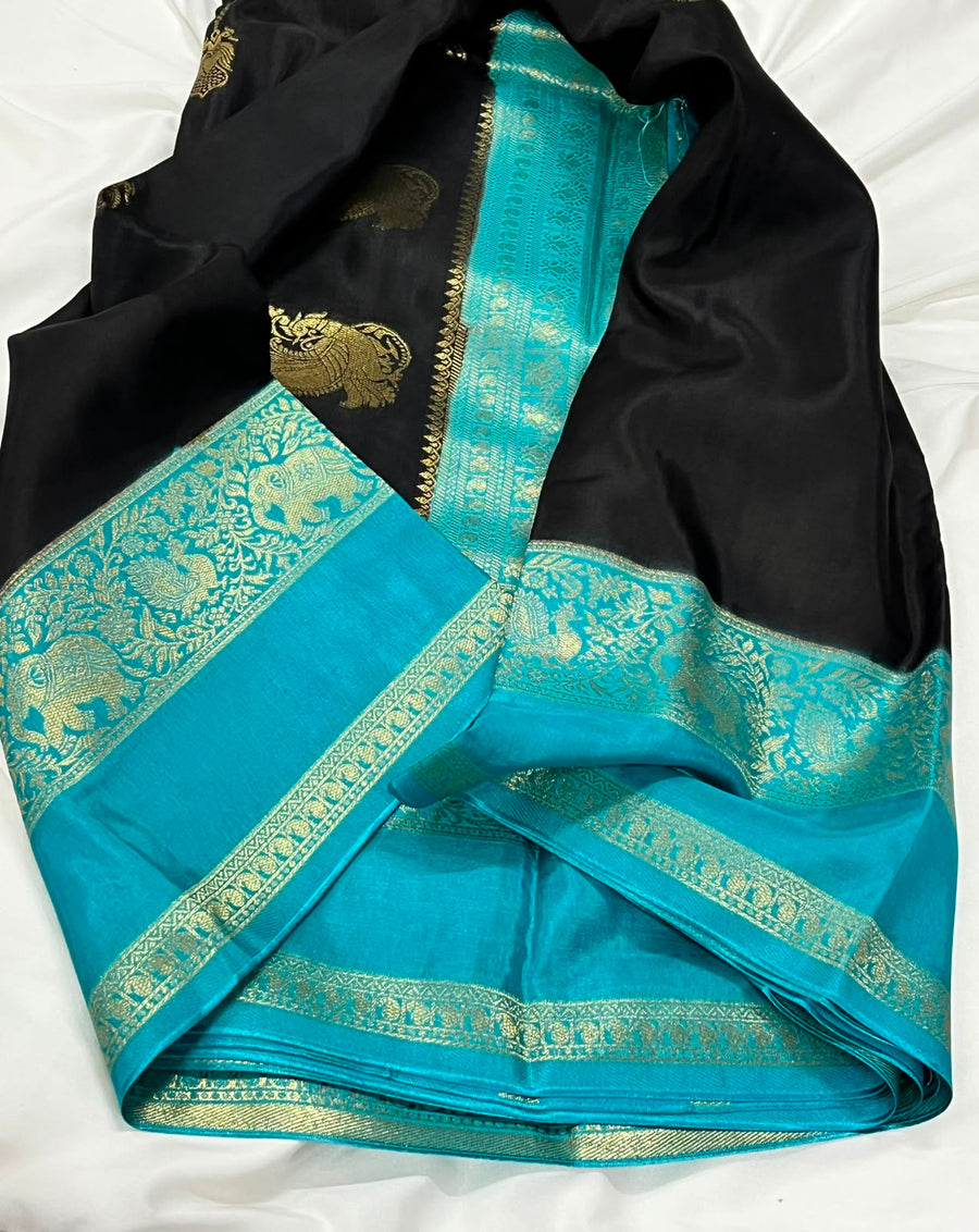 Premium Russian Viscose Crepe Silk Saree