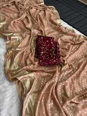 Elegant premium viscose saree