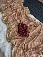 Elegant premium viscose saree