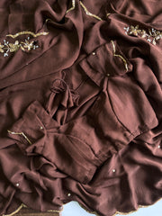 Premium Rangoli crush saree