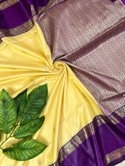 Semi Kanjivaram soft silk woven