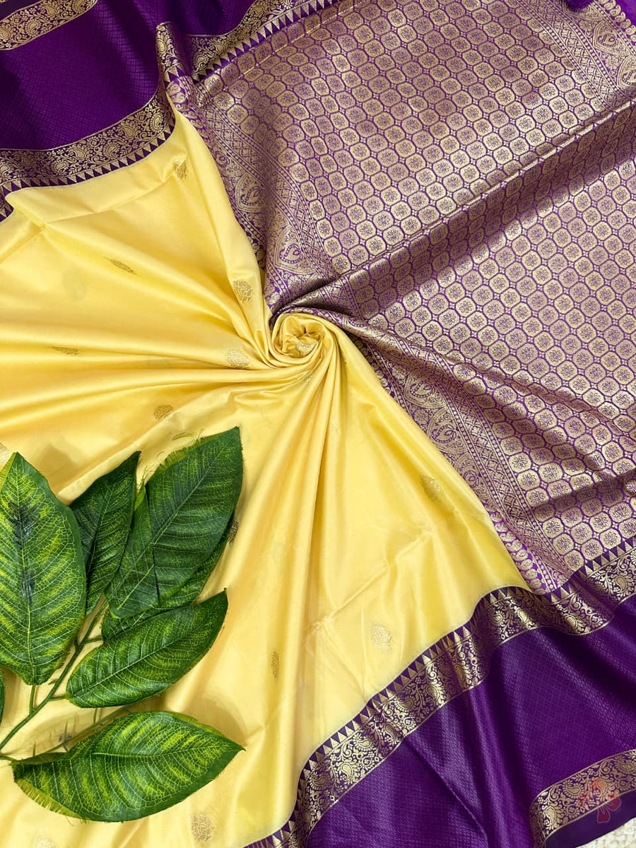 Semi Kanjivaram soft silk woven