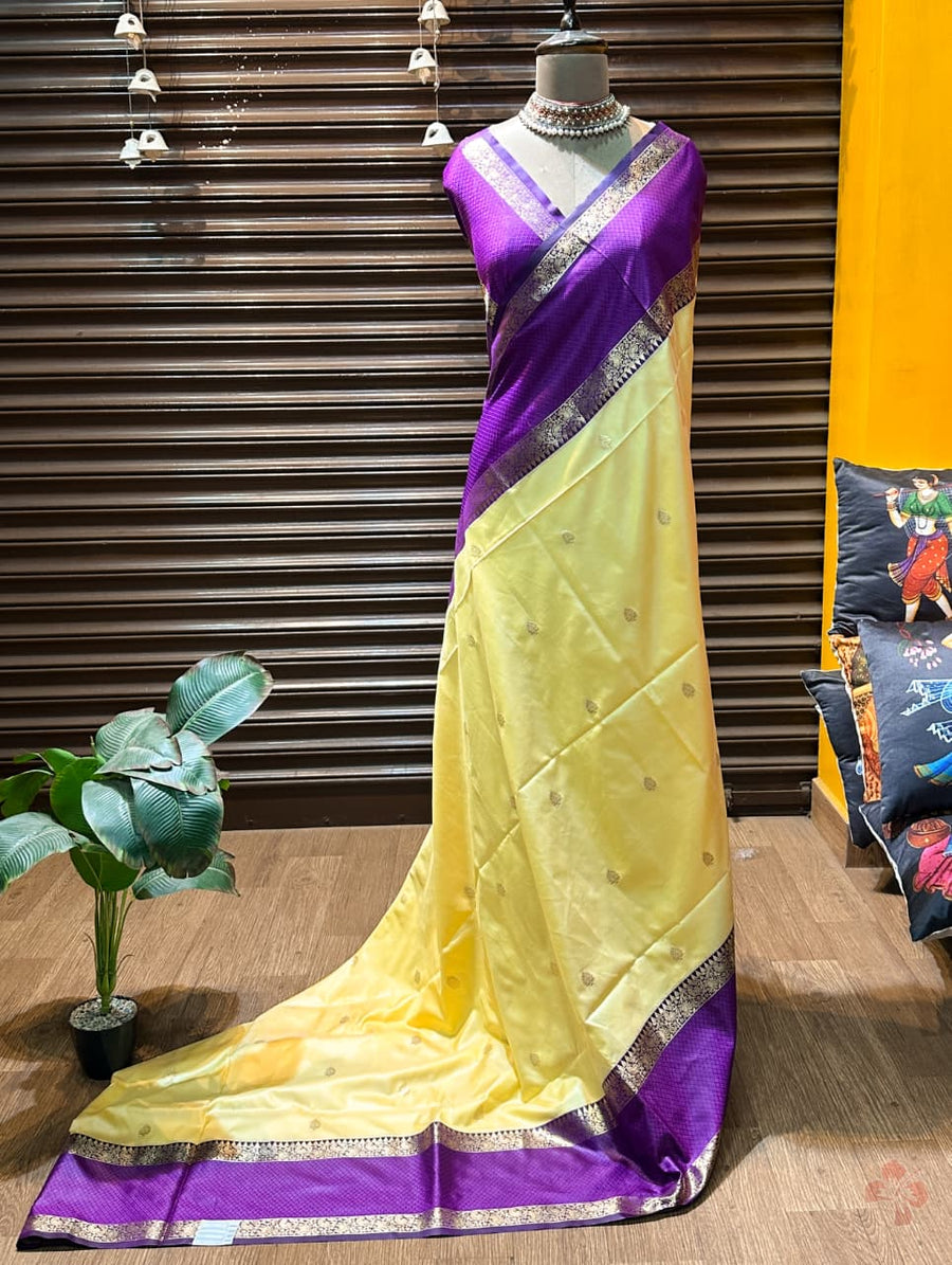Semi Kanjivaram soft silk woven