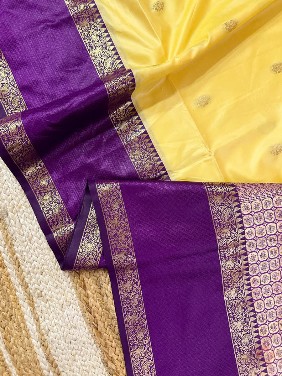 Semi Kanjivaram soft silk woven