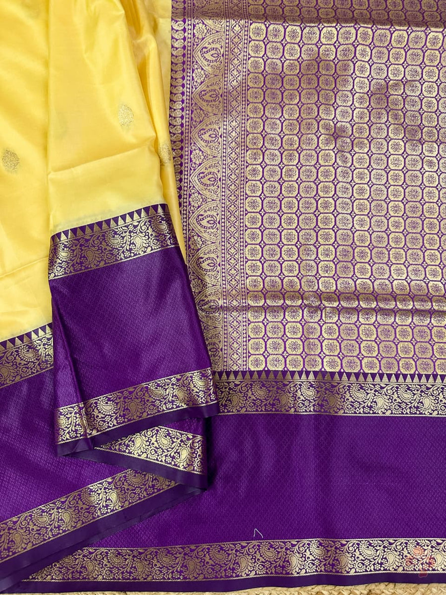Semi Kanjivaram soft silk woven