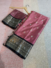 Elegant Banarasi katan soft silk sarees