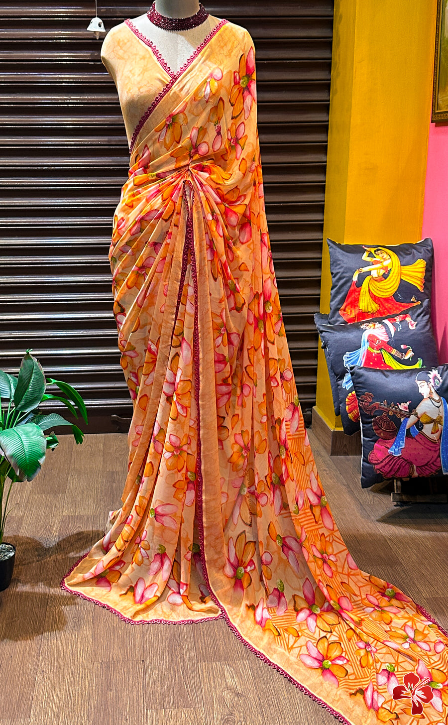 Viscose Georgette sarees
