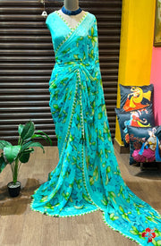 Viscose Georgette sarees