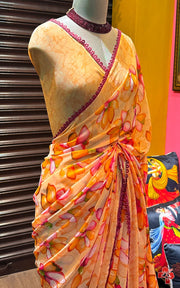 Viscose Georgette sarees