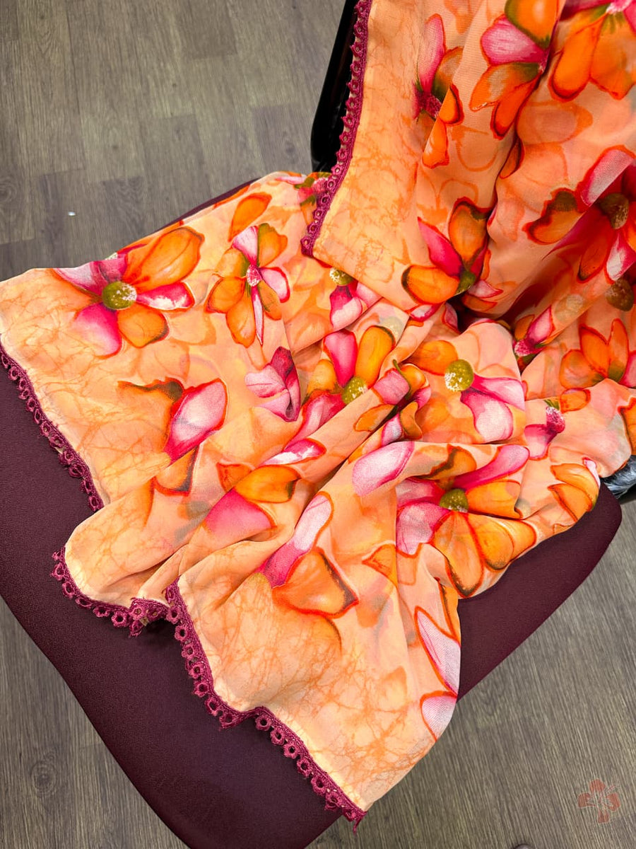 Viscose Georgette sarees