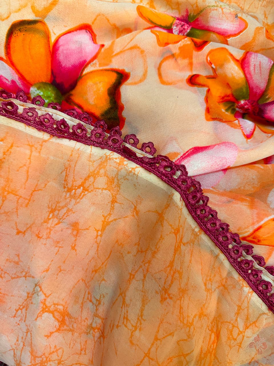 Viscose Georgette sarees