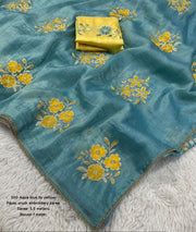 Elegant soft paper crush saree