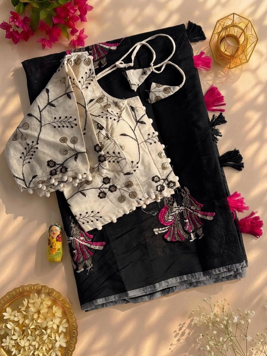Premium Chanderi saree