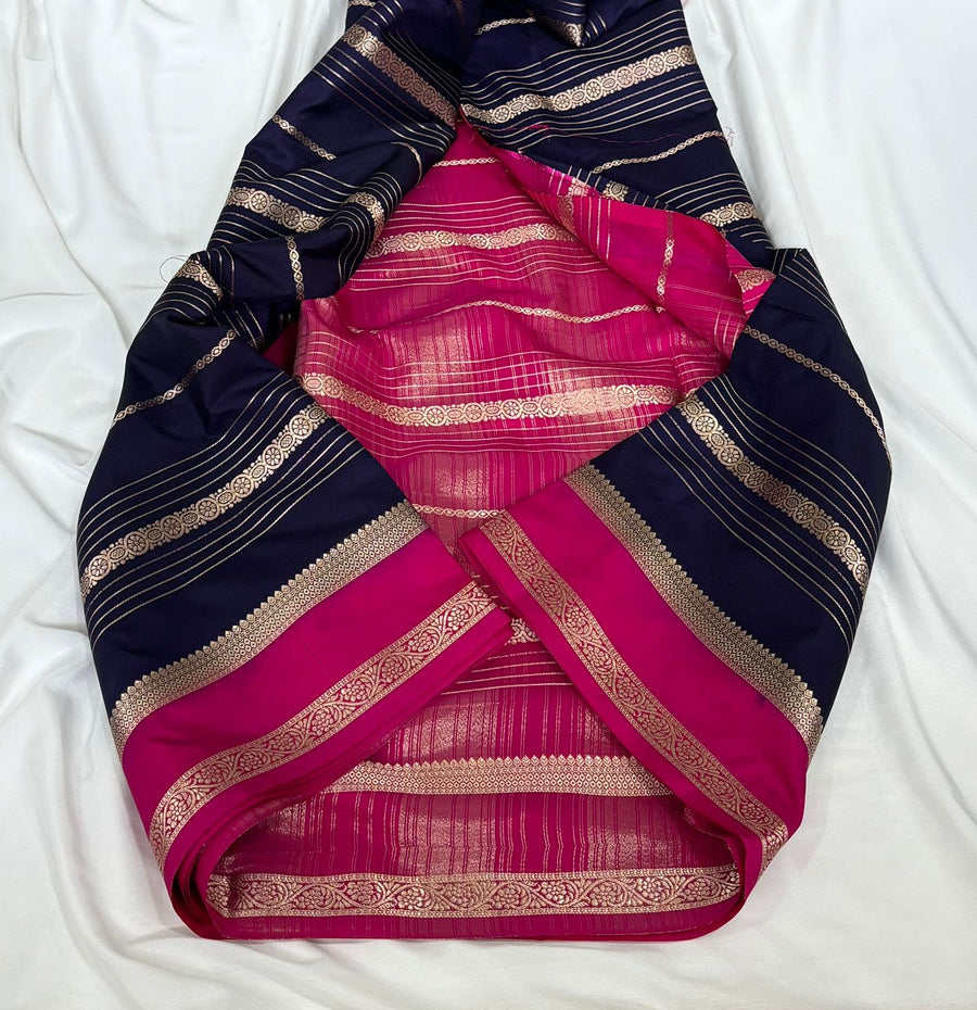 Mysore crepe saree