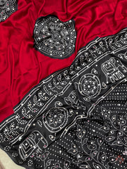 silky satin crepe sarees