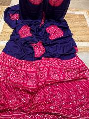 silky satin crepe sarees
