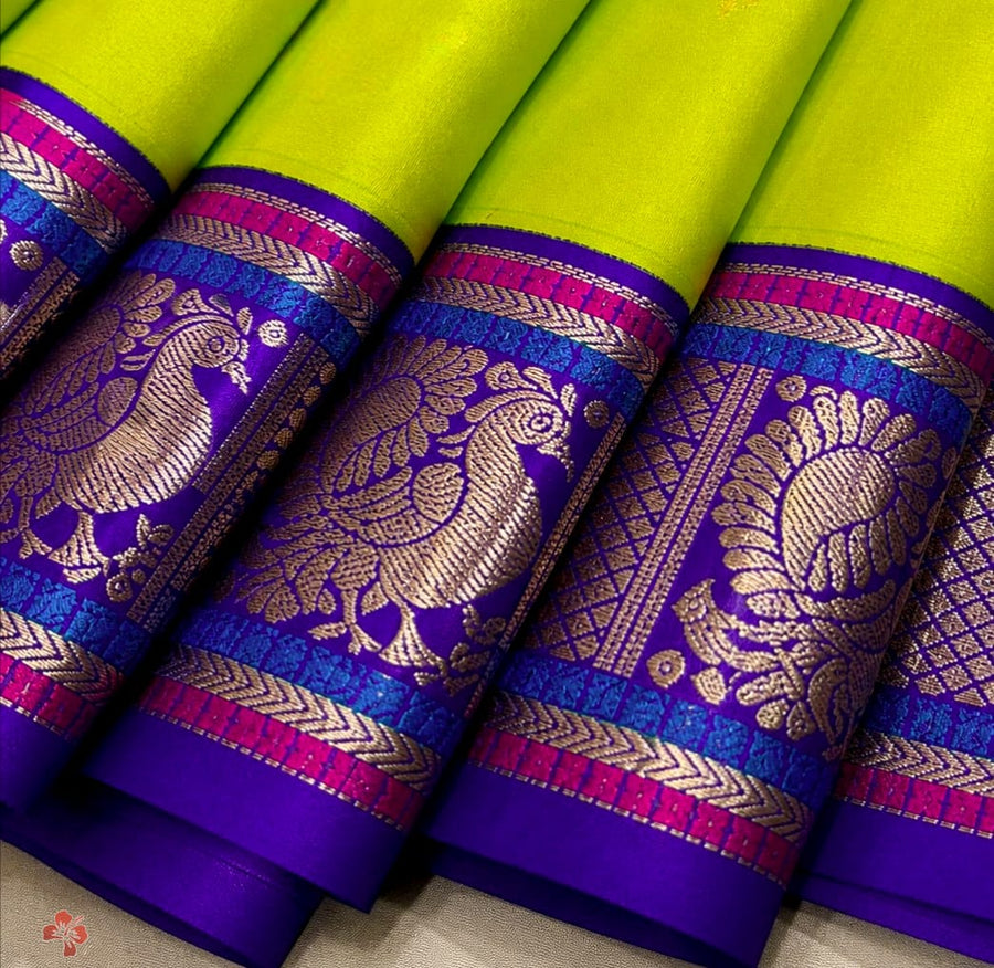 Semi kanjivaram soft silk saree