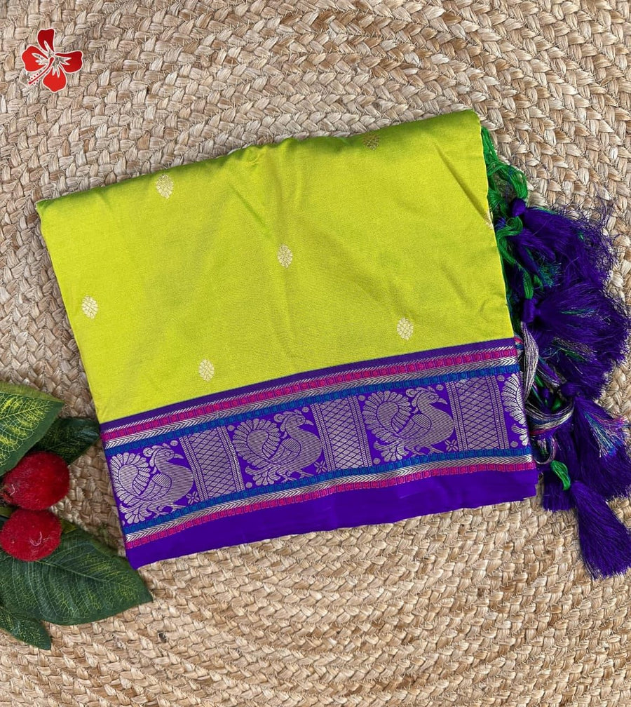 Semi kanjivaram soft silk saree