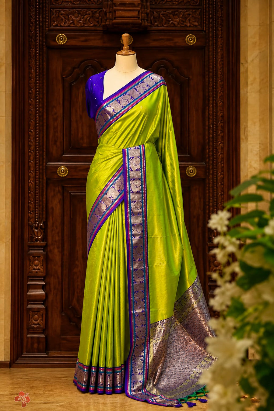 Semi kanjivaram soft silk saree