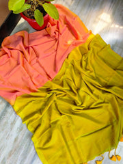 Elegant Khadi Cotton Saree