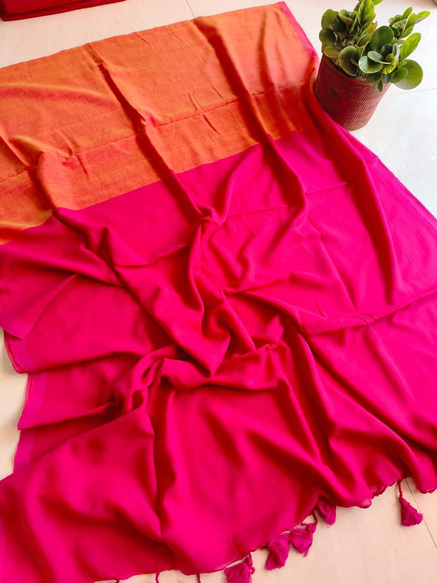 Elegant Khadi Cotton Saree