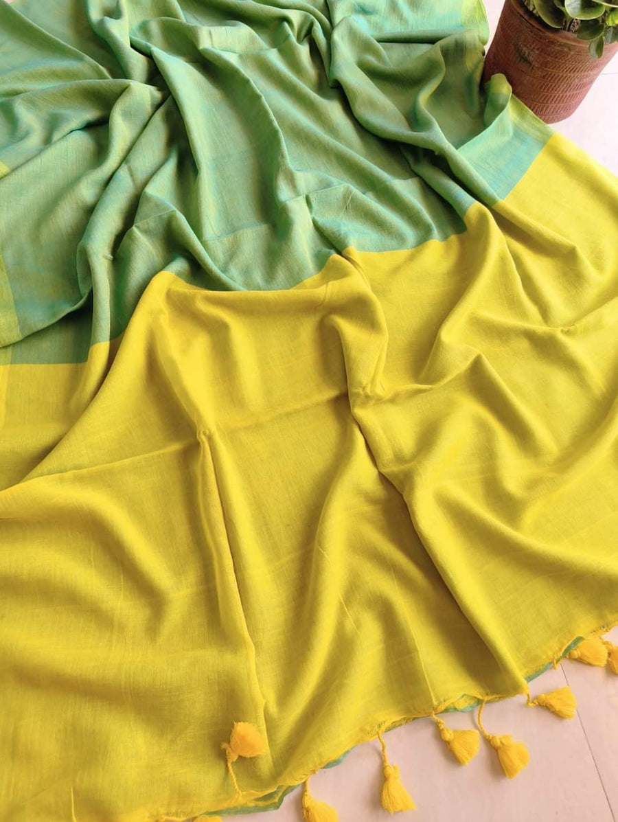 Elegant Khadi Cotton Saree