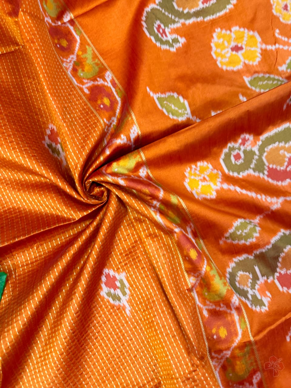 Premium handwoven ikkat saree