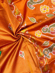 Premium handwoven ikkat saree
