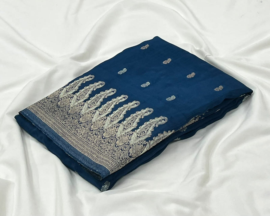 Premium HO Russian viscose crepe silk saree