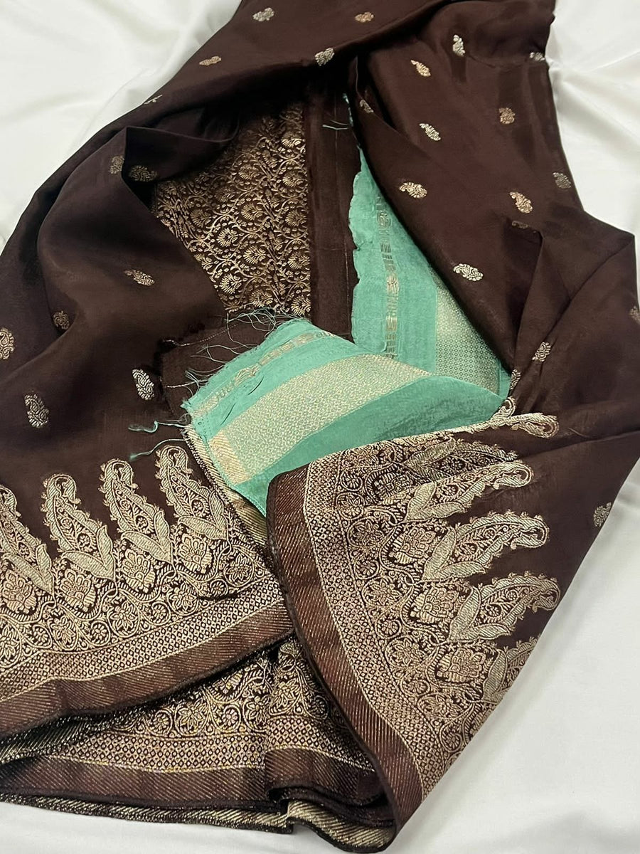 Premium HO Russian viscose crepe silk saree