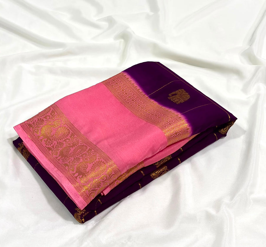 Premium ND crepe silk sarees
